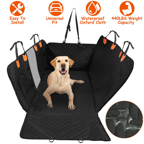 The Whole Back Seat — hard-bottom dog car seat extender covering the rear seat and footwell