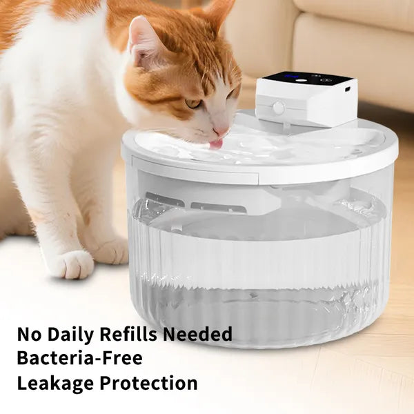 The Never-Empty Bowl — large capacity automatic pet water fountain with ultra-quiet pump
