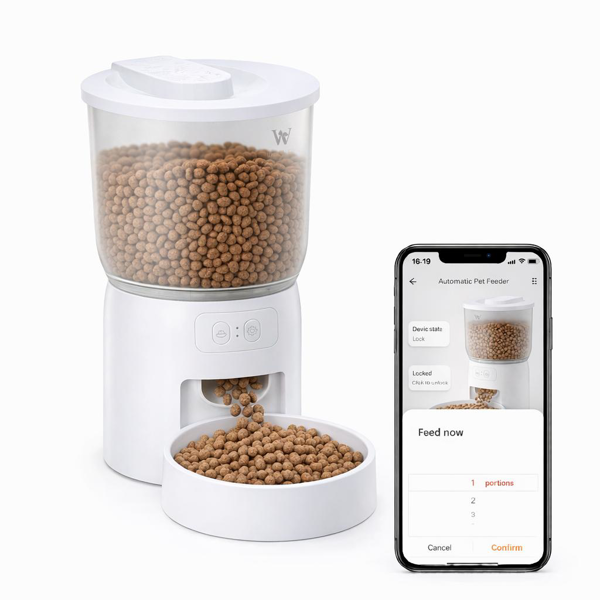 The On-Time Feeder 3L scheduled food dispenser